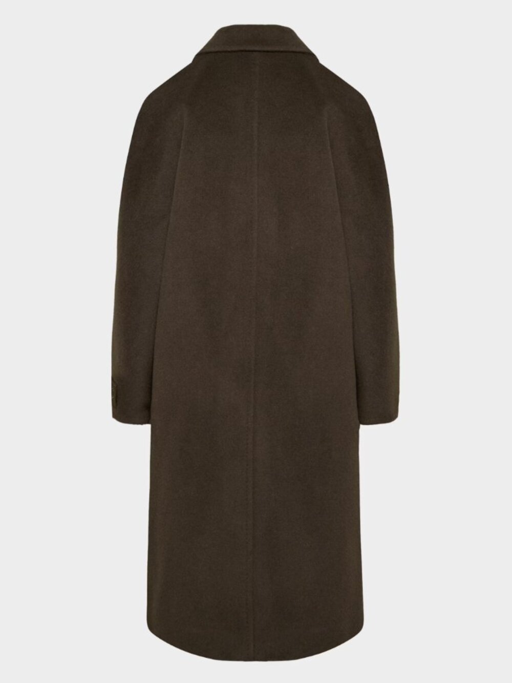 Aritzia Babaton The Slouch Coat Italian Camel Wool Brown Size L Retail $375.00 - Picture 15 of 16